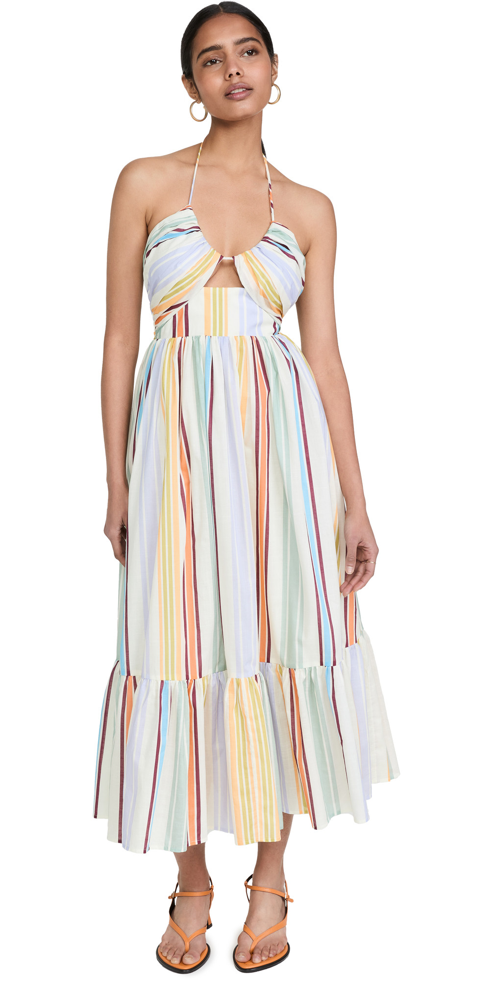 Alemais Axum Tuck Front Midi Dress | Shopbop