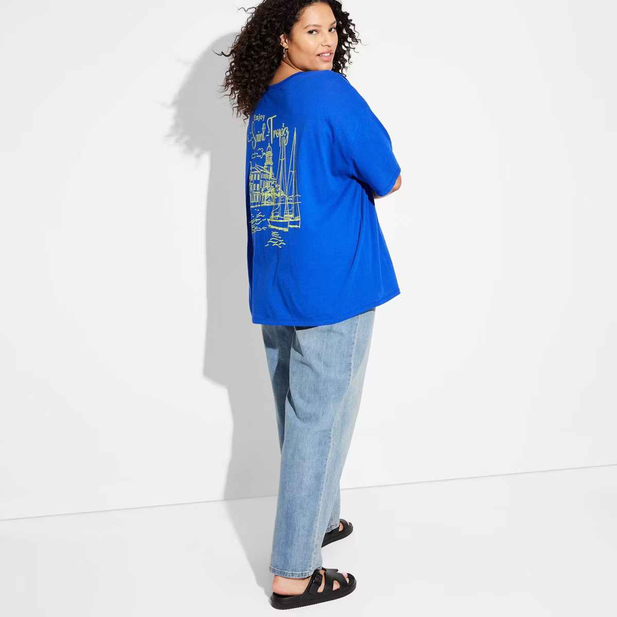 Women's Oversized Short Sleeve Graphic T-Shirt - Wild Fable™ | Target