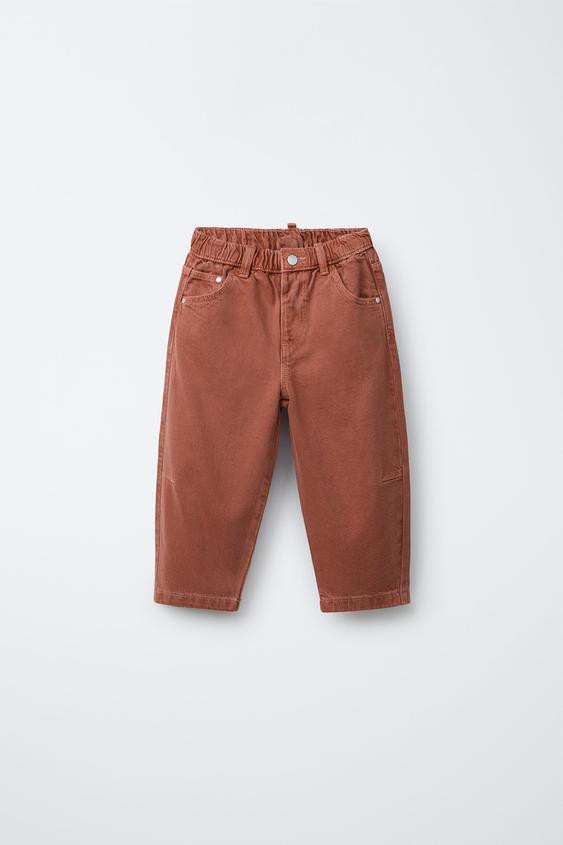 TWILL BAGGY PANTS | Zara US