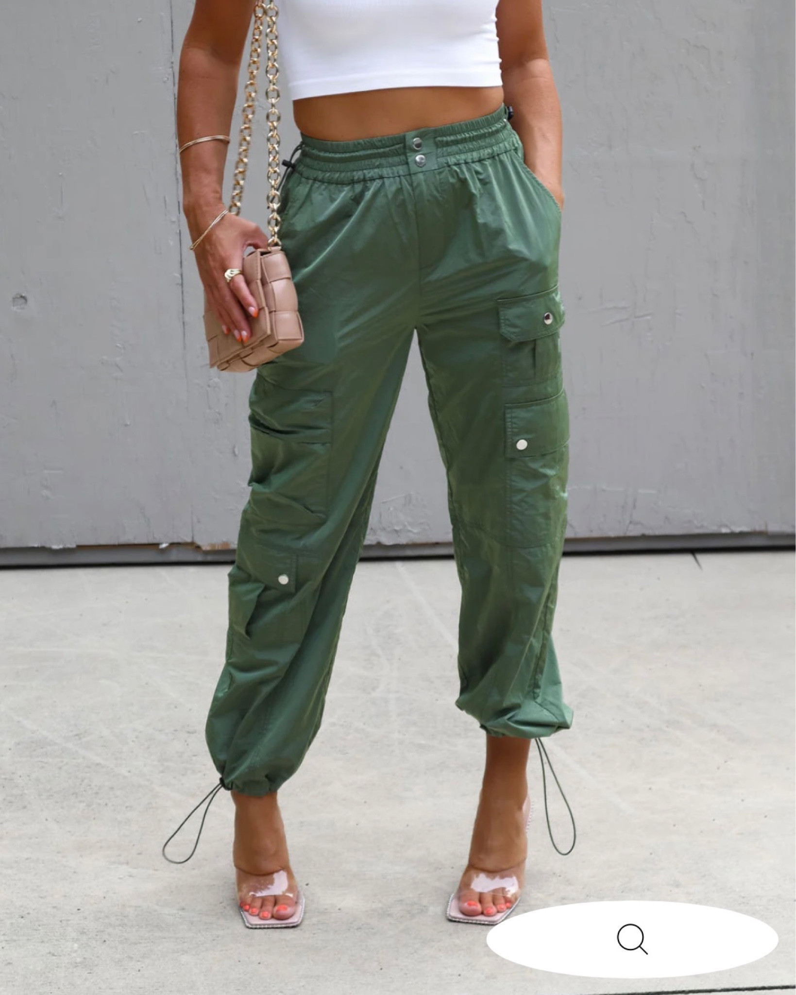 Green cargo pants 

#LTKstyletip #LTKsalealert #LTKunder100