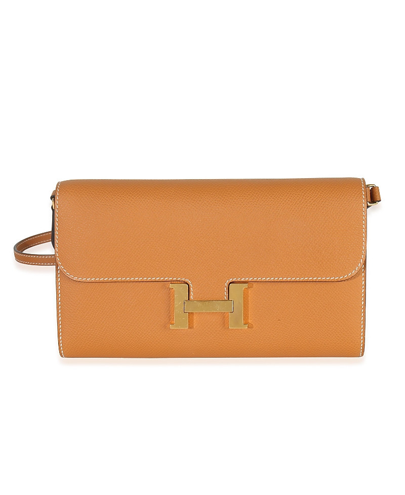 Pre-Owned HERMES Constance Long Wallet To Go Leather Handbag | Bloomingdale's (US)