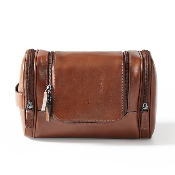 Graham Leather Hanging Toiletry Bag | Mark and Graham | Mark and Graham
