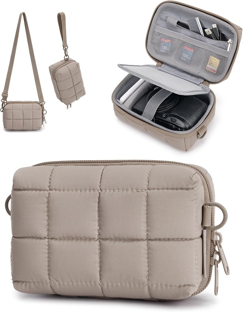 BAGSMART Digital Camera Case, Protective Puffy Camera Case with 2 Carrying Ways, Lightweight & Wa... | Amazon (US)