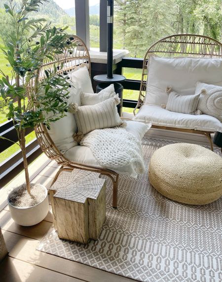 HOME \ outdoor cozy patio setup

Spring
Summer
Decor
Chairs 
Walmart 

#LTKSeasonal #LTKfindsunder50 #LTKhome