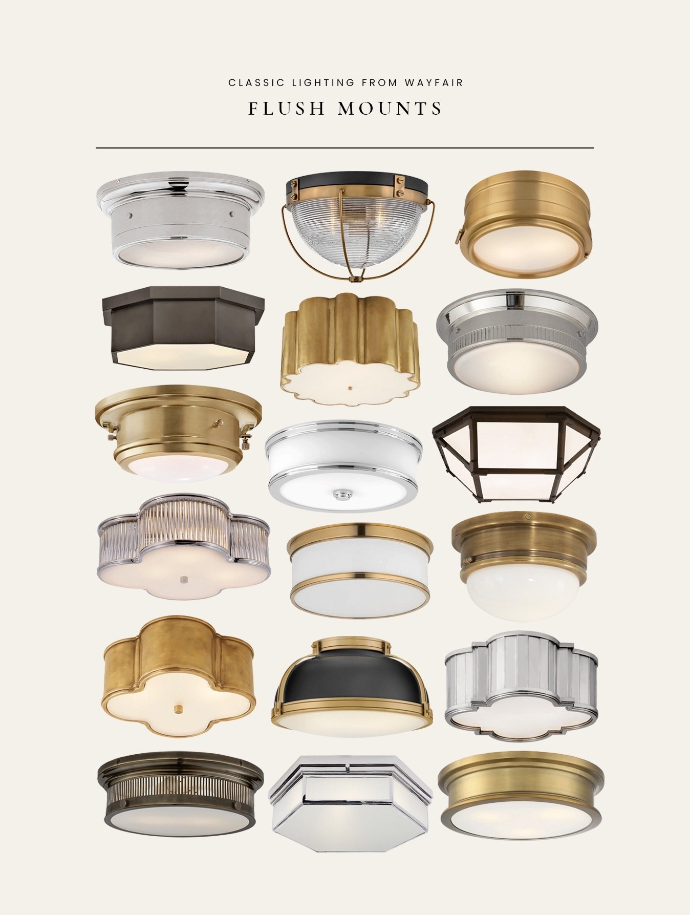 My top timeless flush mount lighting picks from @wayfair … if you’re looking for fixtures that won’t go out of style, these are great for small rooms or spaces with low ceilings! #ad #Wayfair #WayfairPartner 

#LTKHome