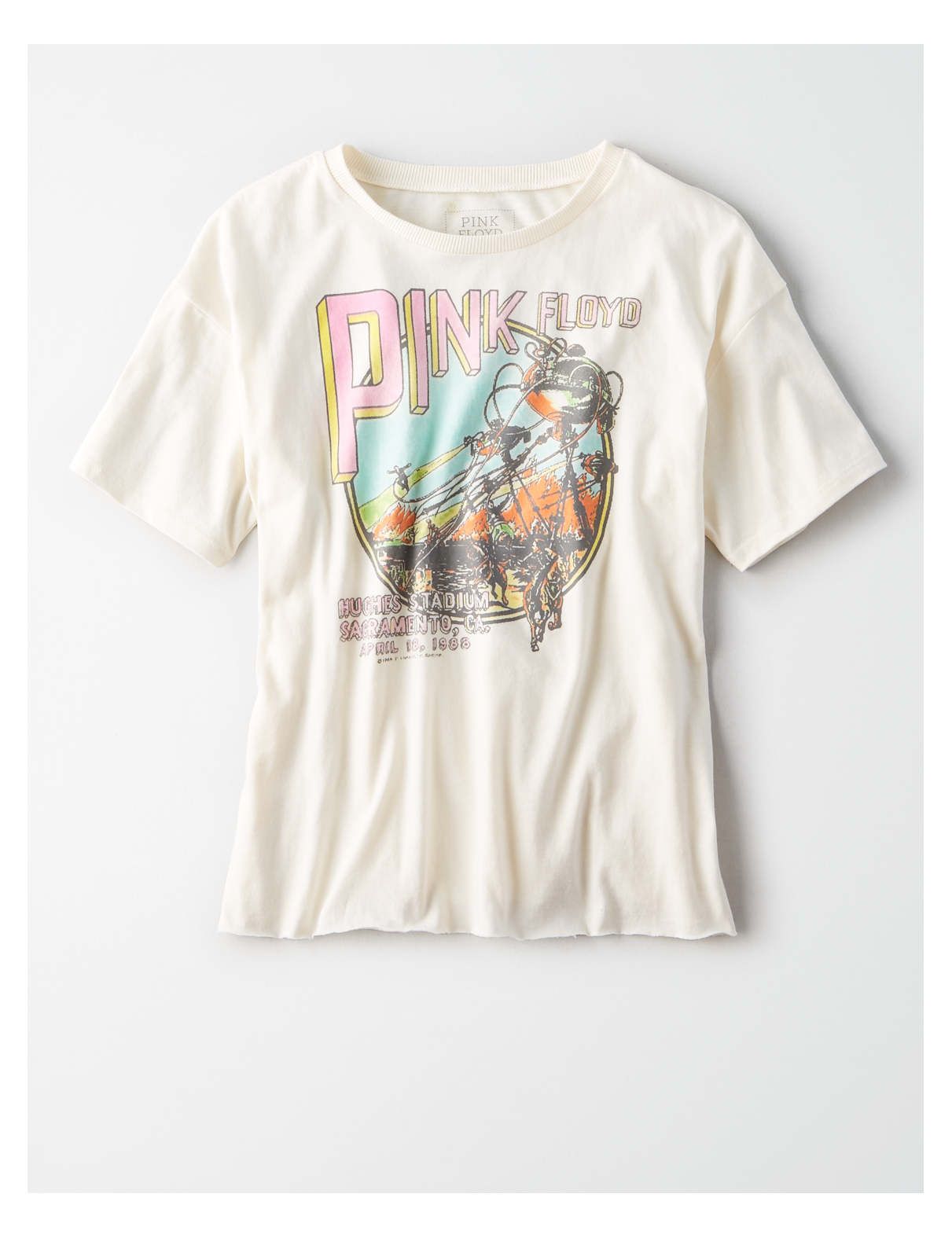 AE Pink Floyd Graphic Band Tee, Toasted Coconut | American Eagle Outfitters (US & CA)