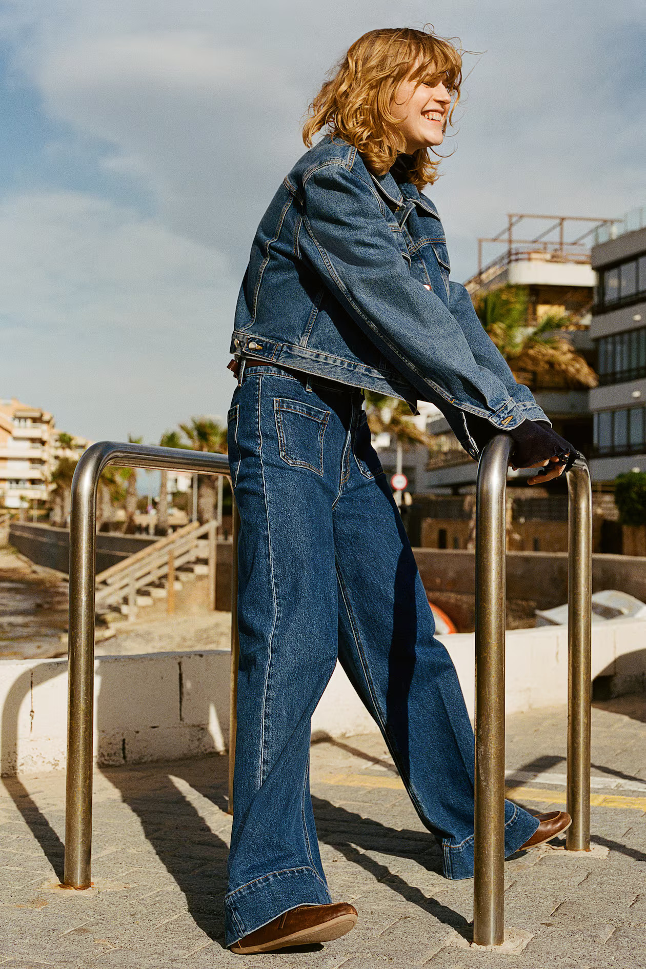 Wide High Jeans - Denim blue - Ladies | H&M GB | H&M (UK, MY, IN, SG, PH, TW, HK)