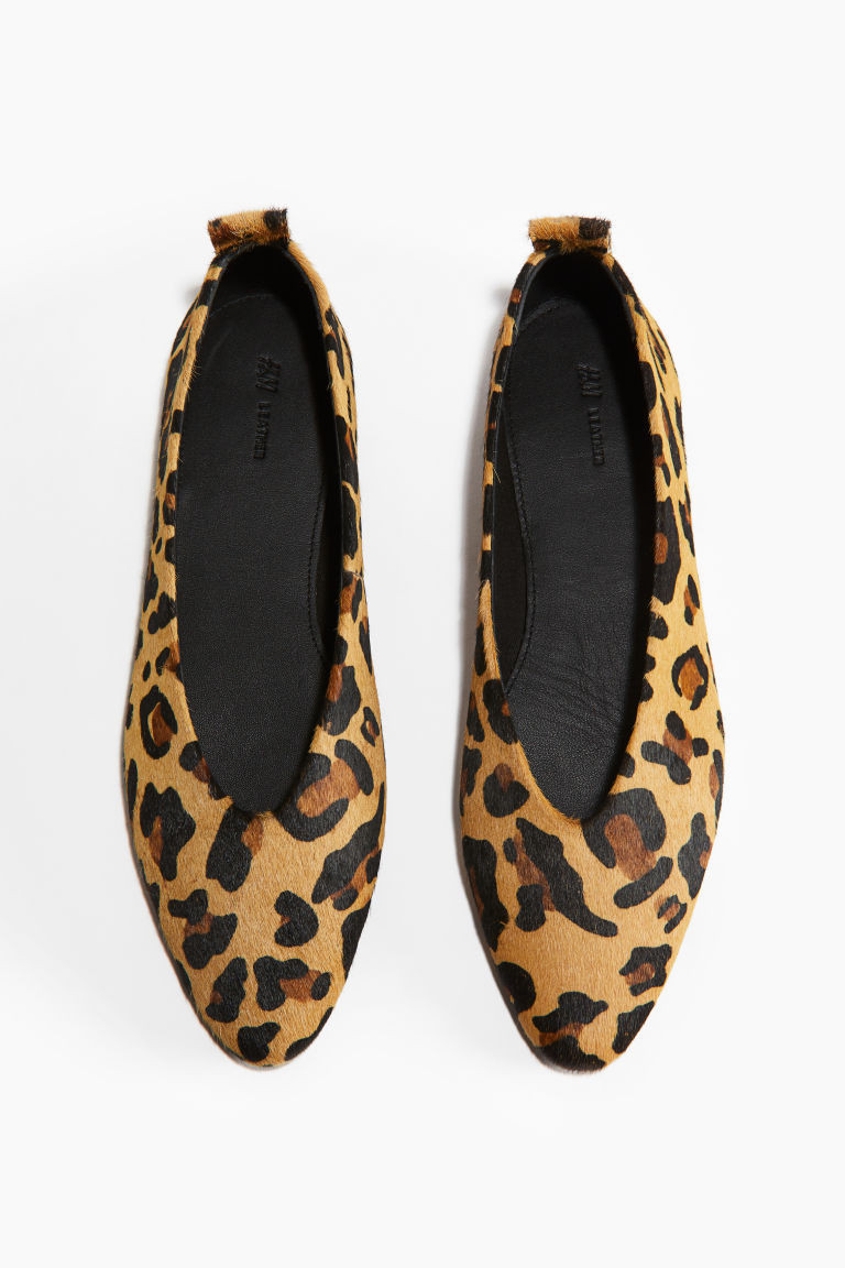Leather Ballet Flats | H&M (US + CA)