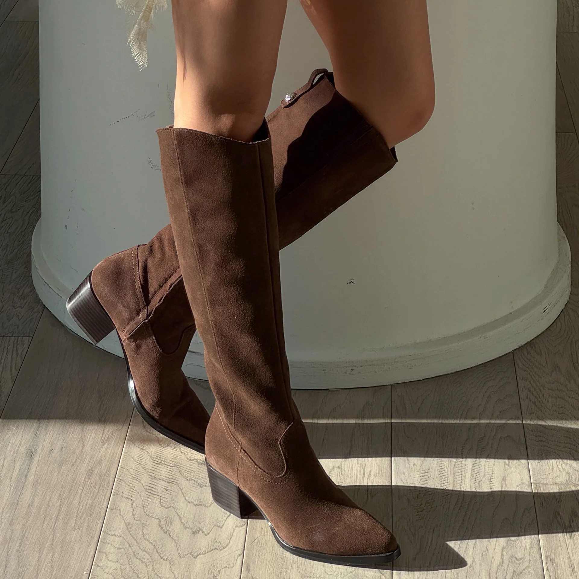 Virona H2O Waterproof Dk Brown Suede Boots | Dolce Vita | DolceVita.com