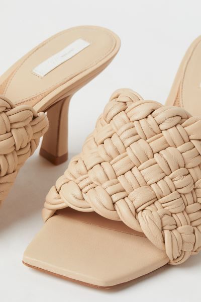 Leather Slip-on Sandals | H&M (US)