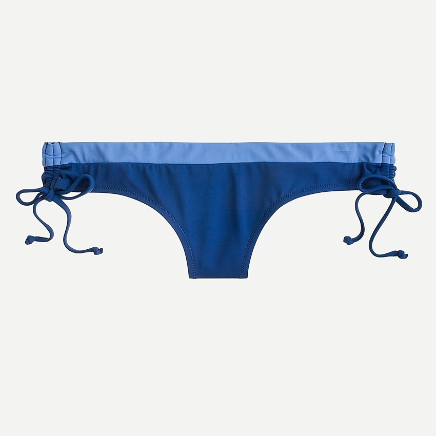 Colorblock string bikini bottom | J. Crew US