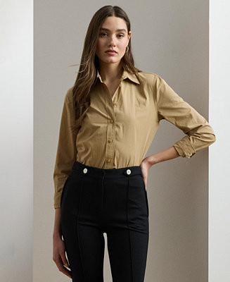 Women's Featherweight Cotton Shirt | Macy's