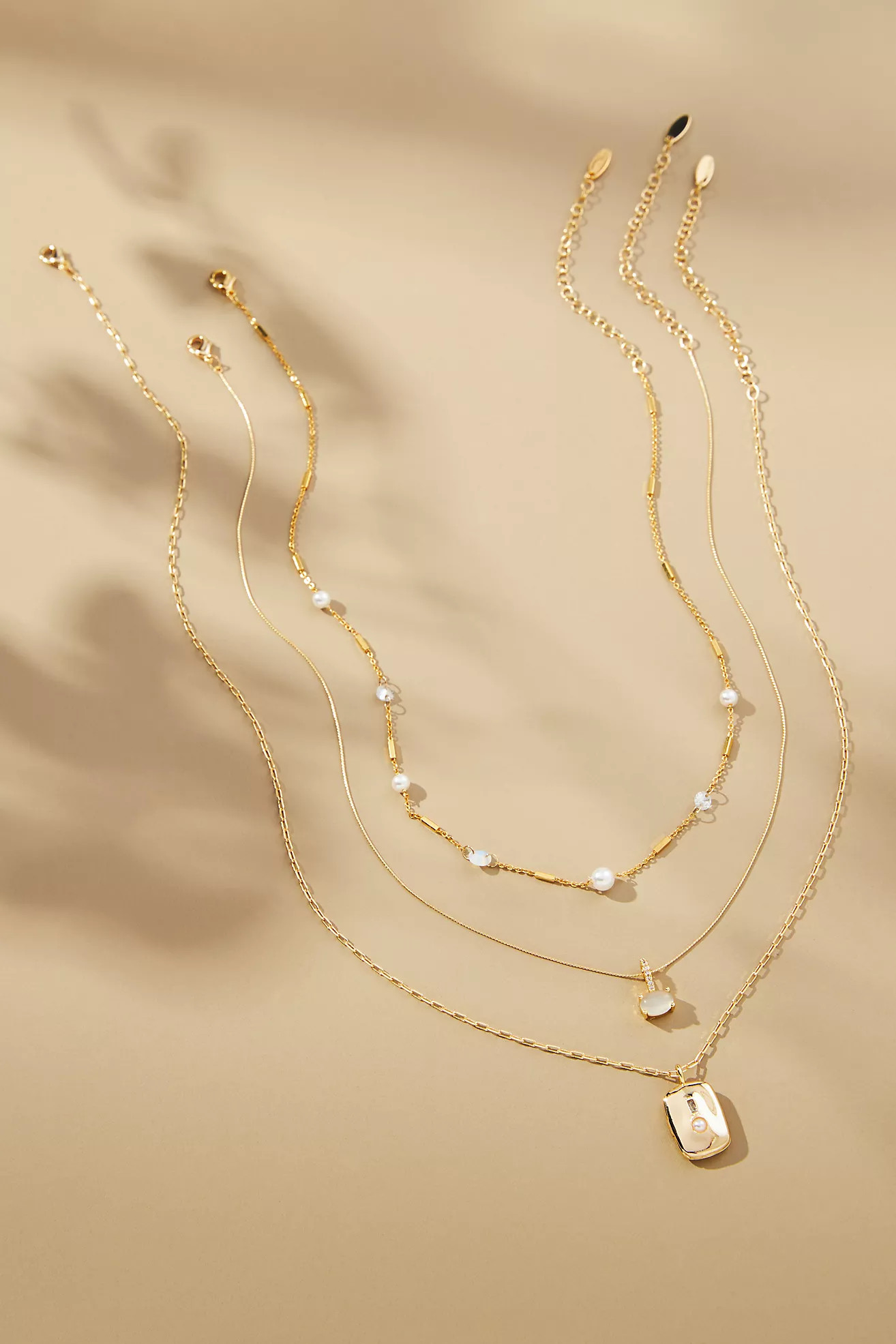 Birthstone Necklaces, Set of 3 | Anthropologie (US)