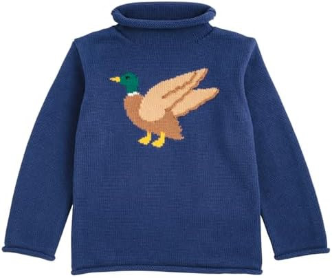 Mud Pie Toddler Boy Duck Rollneck Sweater | Amazon (US)