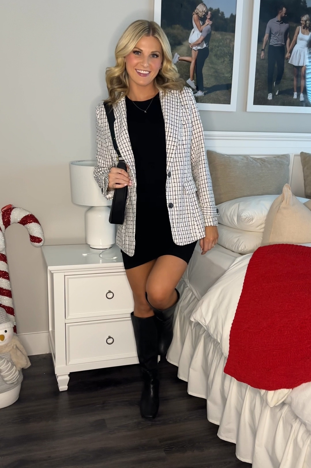 Looking to spruce up an all black outfit this holiday season? ✨

Add a fun blazer🤩

#LTKStyleTip #LTKHoliday #LTKSeasonal