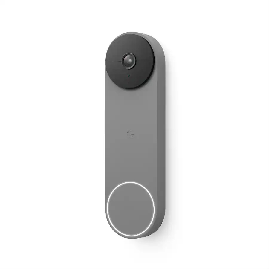 Google - Nest Wi-Fi Video Doorbell - Battery Operated - Ash | Best Buy U.S.