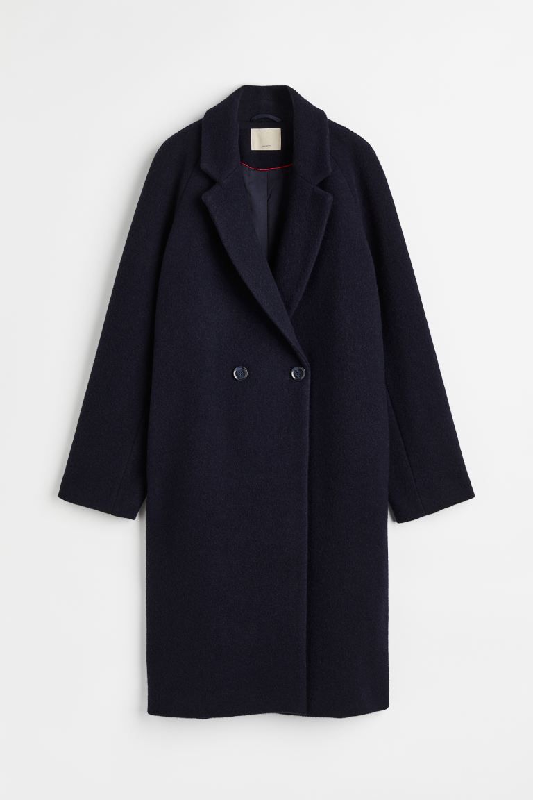 Double-breasted wool-blend coat | H&M (UK, MY, IN, SG, PH, TW, HK)