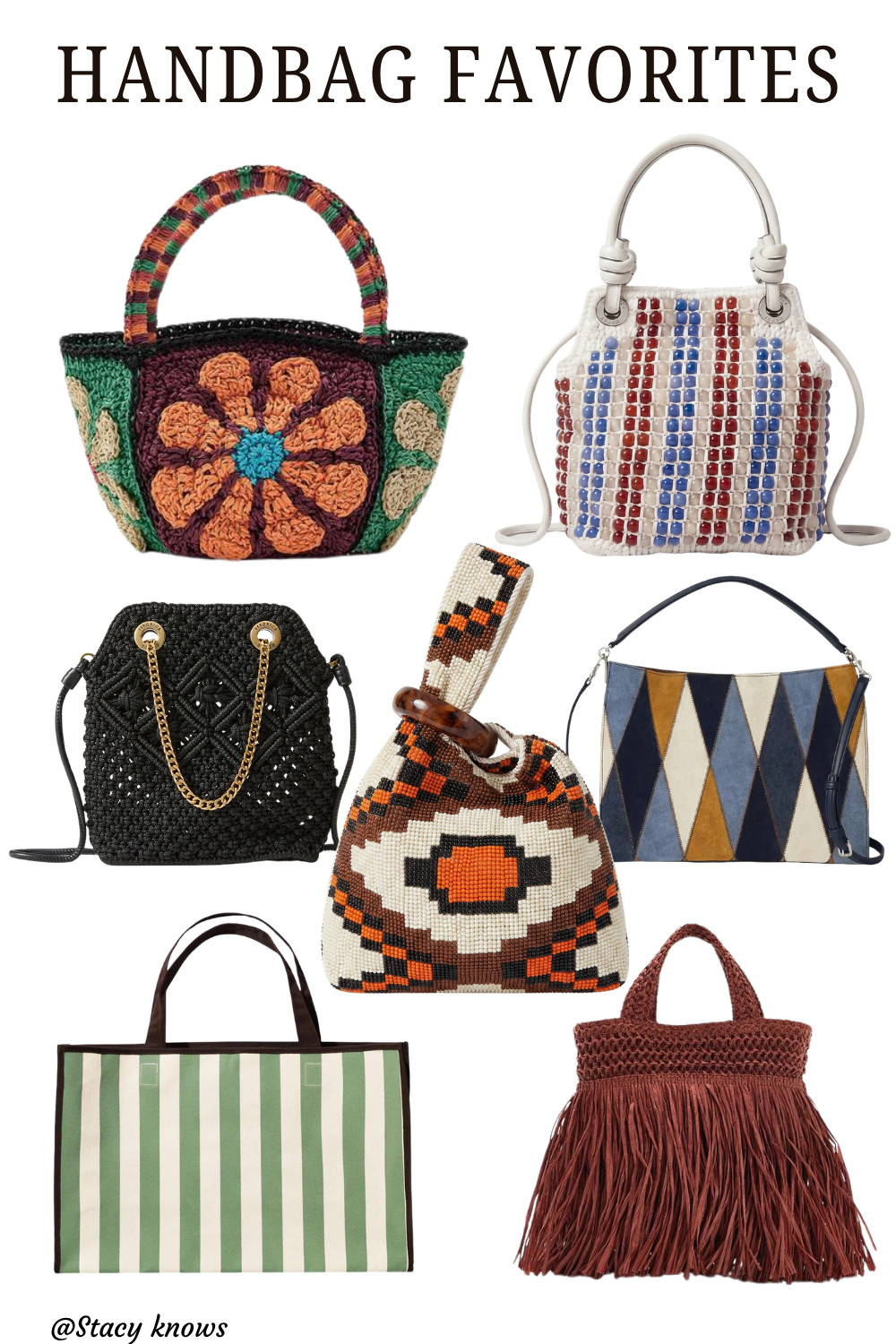 The ultimate handbag roundup. 🤍 These are my top fashion favorites that strike the perfect balance between functional and chic. If you're looking to upgrade your accessory game for the season, start right here! 
#LTKstyletip #HandbagAddict #ChicStyle #FashionFavorites #BagObsessed #OOTD #SummerAccessories #LTKunder50 

 #LTKdayinmylife #LTKSeasonal #LTKTravel
