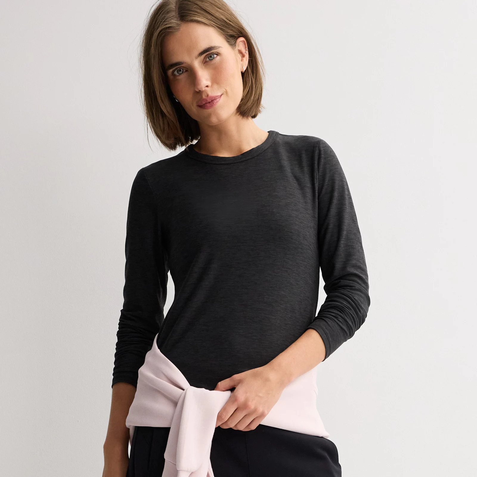 Women's FLX Wander Long Sleeve Tee, Size: XS, Brown | Kohl's