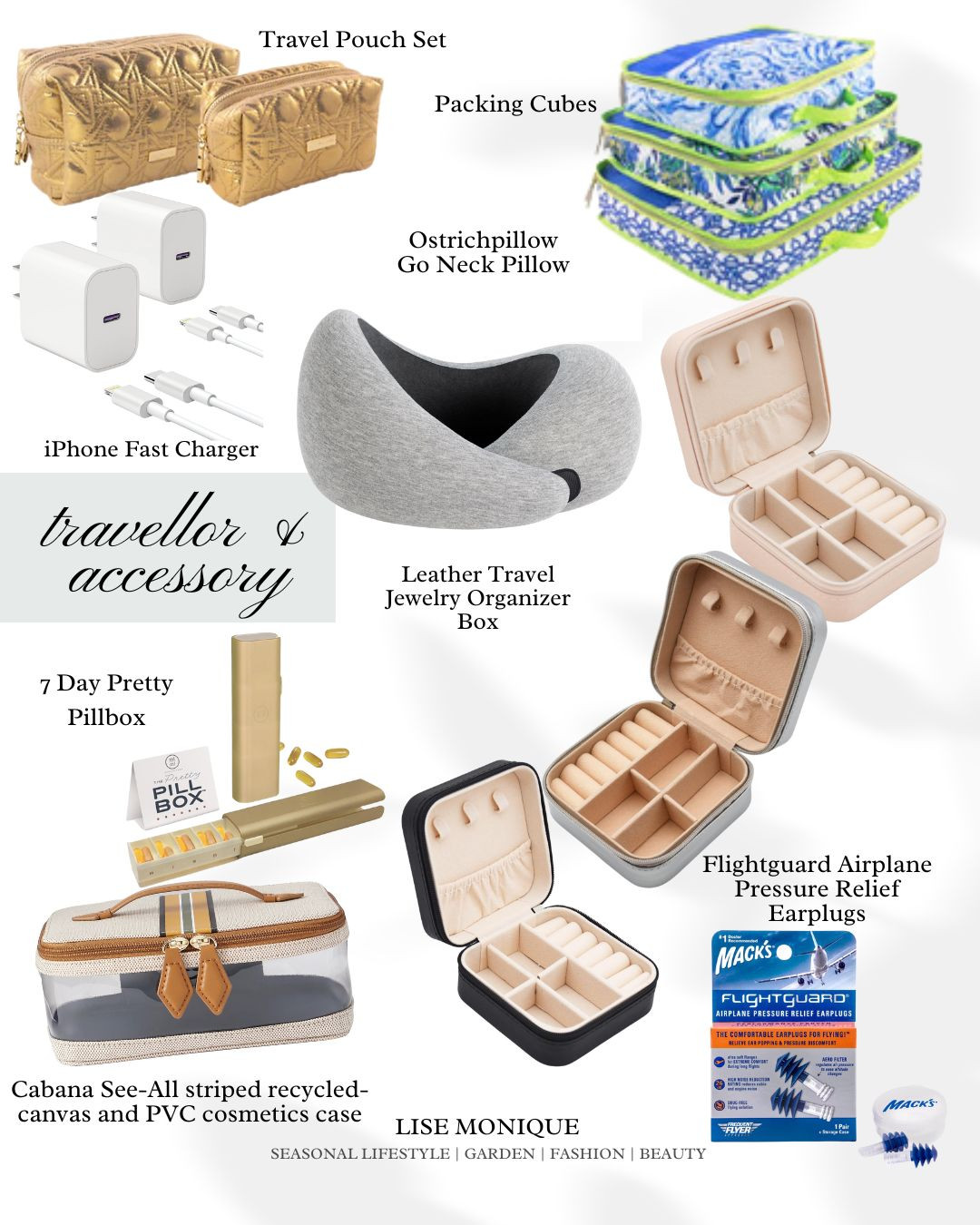 Shop the Collection

Traveller & Accessories

All travel essentials you thought you needed to keep you organized for all your travelling. 😊

#travelessentials #travel #travelgram #travelaccessories #wanderlust #travelinstyle #passportcover #travelblogger #instatravel #travelgear #giftideas #giftsforher #personalised #travelbag #traveladdict #adventureawaits #travelessential #traveltips #passportholder #travelling #makeup #gifts #skincare #beauty #design #holiday #travelhacks #travelsmart #traveltheworld #wallet #luggage #iphonecharger #amazonfinds #amazontravel #amazon 

#LTKTravel #LTKBeauty #LTKFindsUnder100