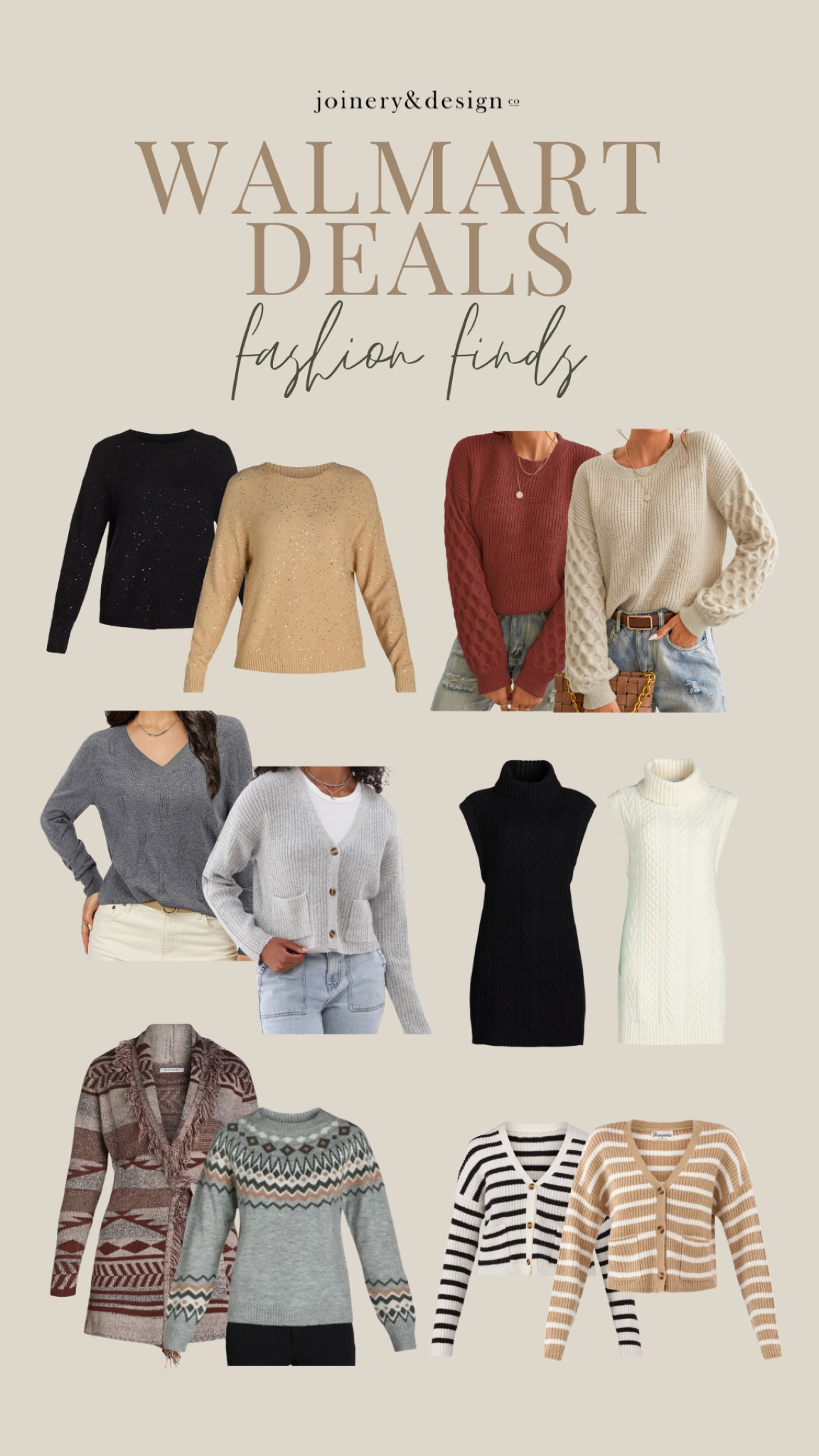 I rounded up some cute sweaters and tops on sale now at Walmart!! So many good Black Friday Finds and prices!

#LTKSaleAlert #LTKStyleTip #LTKCyberWeek