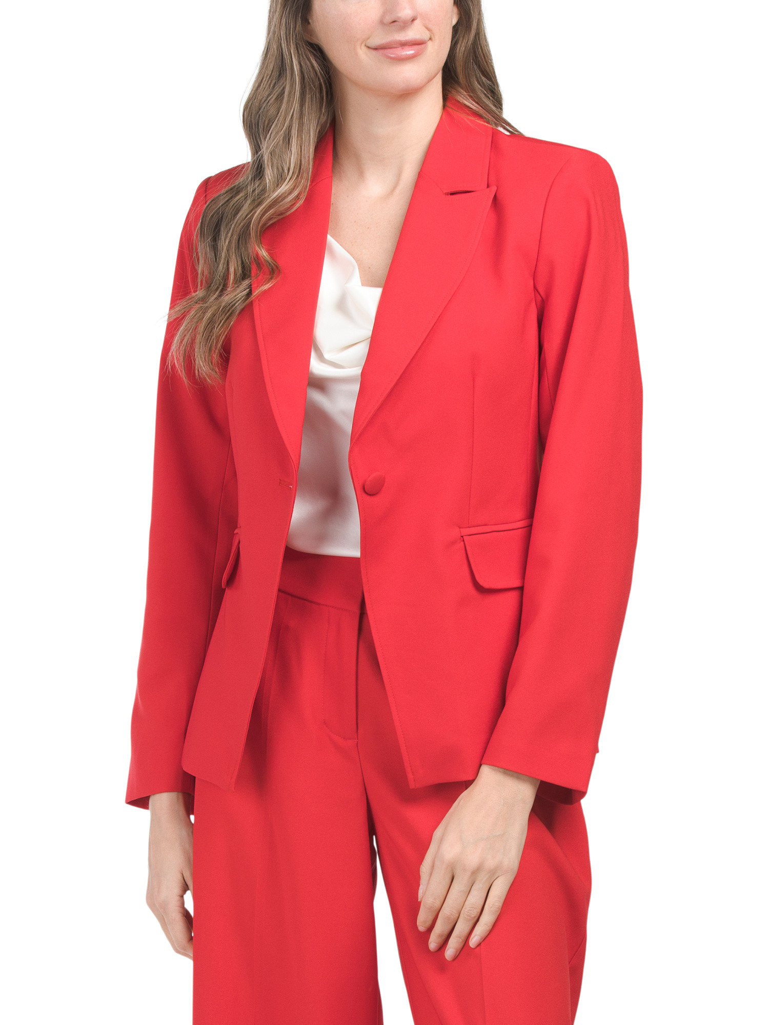 Single Button Crepe Blazer | Blazers | Marshalls | Marshalls