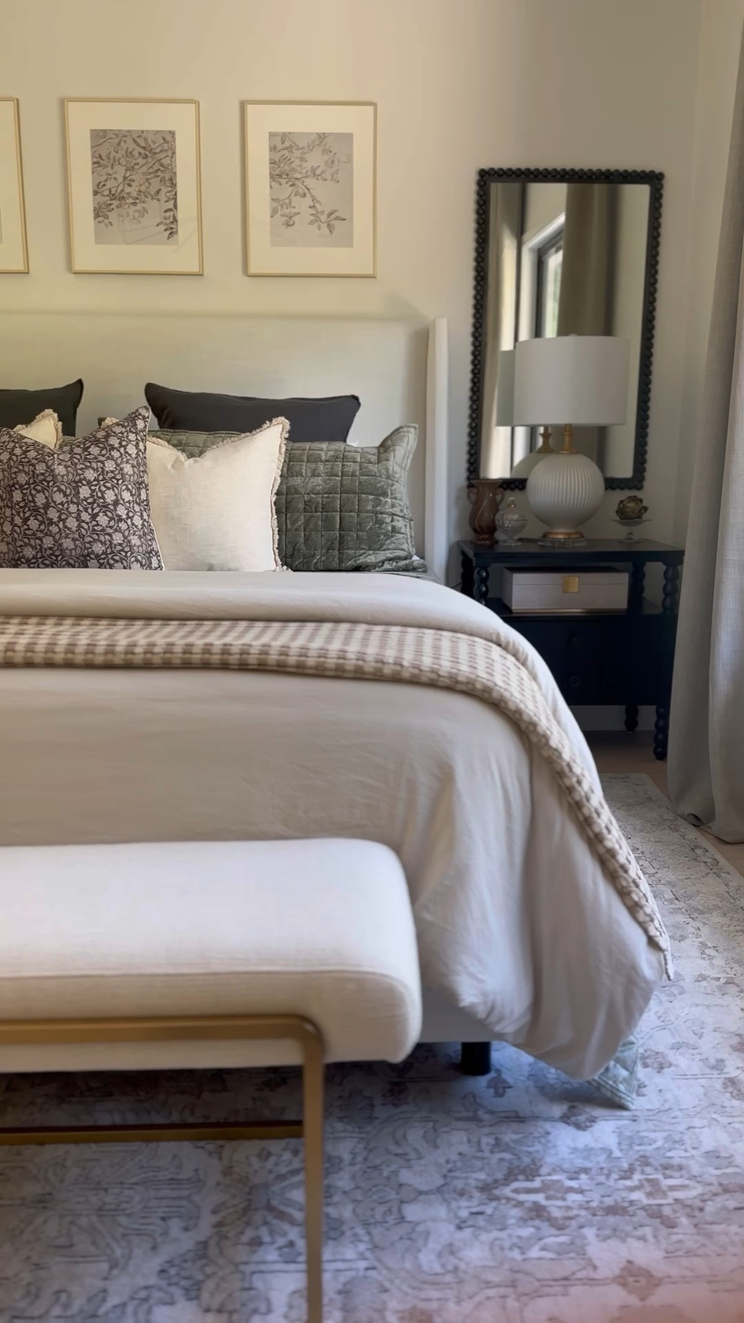 Amazon fall bedding! All of these fabrics feel so luxurious and high end! Duvet cover is 02-Linen, velvet quilt is Olive Green.

#LTKSeasonal #LTKSaleAlert #LTKHome