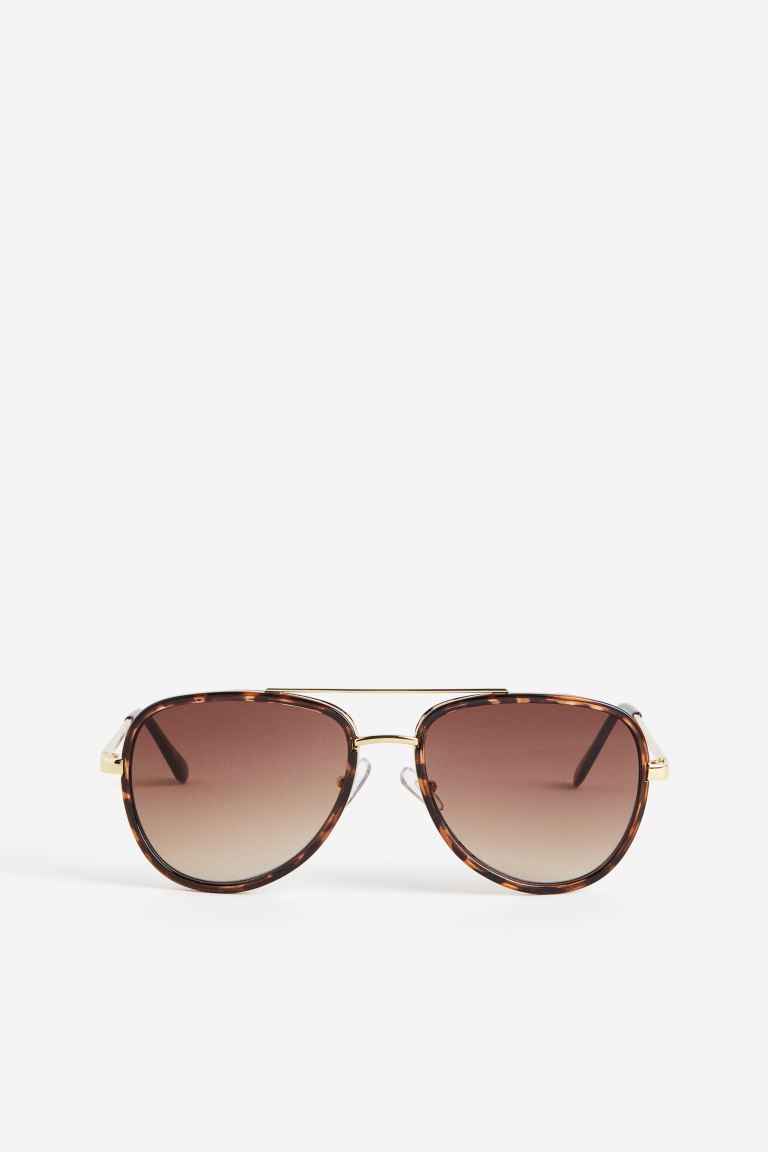 Sunglasses - Brown/tortoiseshell-patterned - Ladies | H&M US | H&M (US + CA)