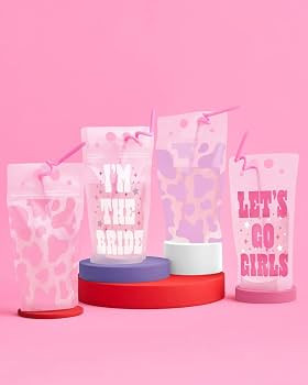 xo, Fetti Bachelorette Party Decorations Last Rodeo Drink Pouches - 16 ct | Bach Party Cups, Nash... | Amazon (US)