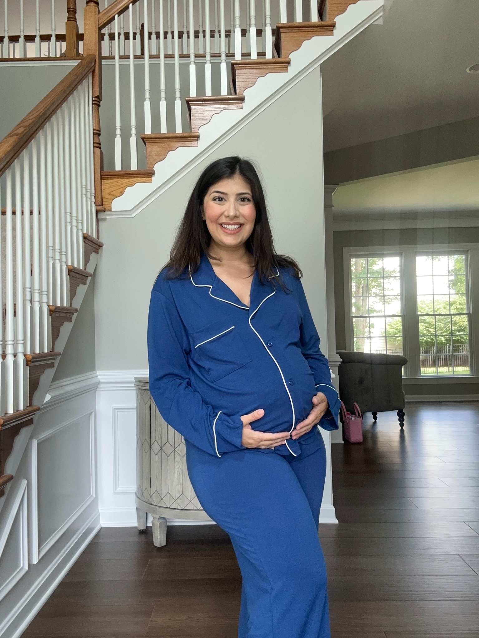 Pink blush maternity PJs! Probably time to start packing that hospital bag! 🥹😳

#LTKBaby #LTKBump