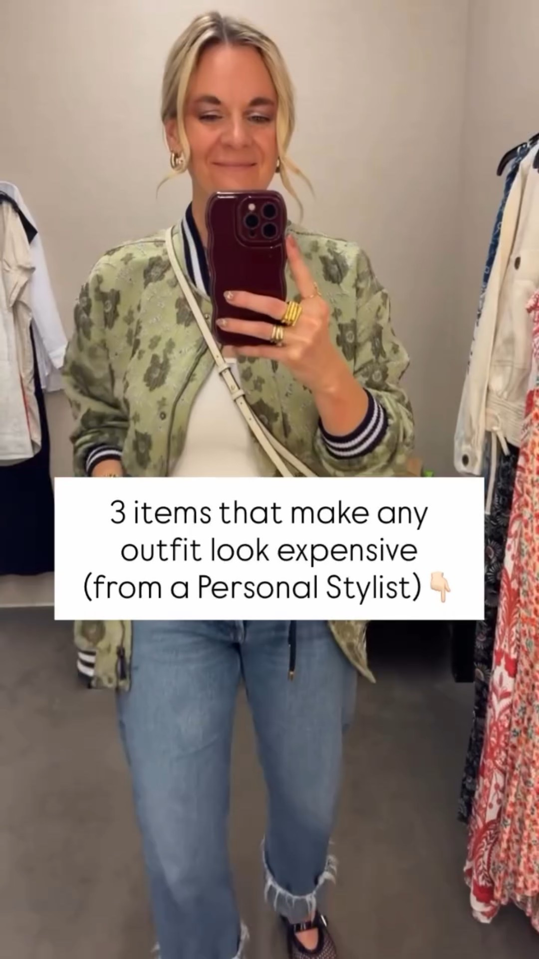 You don’t need a designer wardrobe to look polished — just a few elevated style moves ✨ 

Here are 3 items that can make any spring outfit look more expensive (straight from a personal stylist’s toolkit): 
1️⃣ A Sleek Belt – Cinch your waist over a dress, blazer, or lightweight knit. It instantly adds shape and sophistication. 
2️⃣ Pointed Toe Shoes – Whether it’s a slingback, flat, or heel, this silhouette elongates your legs and elevates everything. 
3️⃣ A Structured Layer – Think a crisp blazer, a cropped trench, or a tailored vest. Clean lines = chic every time. 

Looking stylish in spring doesn’t have to be complicated — it’s about smart details and intentional choices. Need help building a wardrobe that works (and wows)? That’s what we do. 
#SpringStyleTips #PersonalStylist #EffortlessStyle #SpringOutfits #StyleOver40 NashvilleStylist