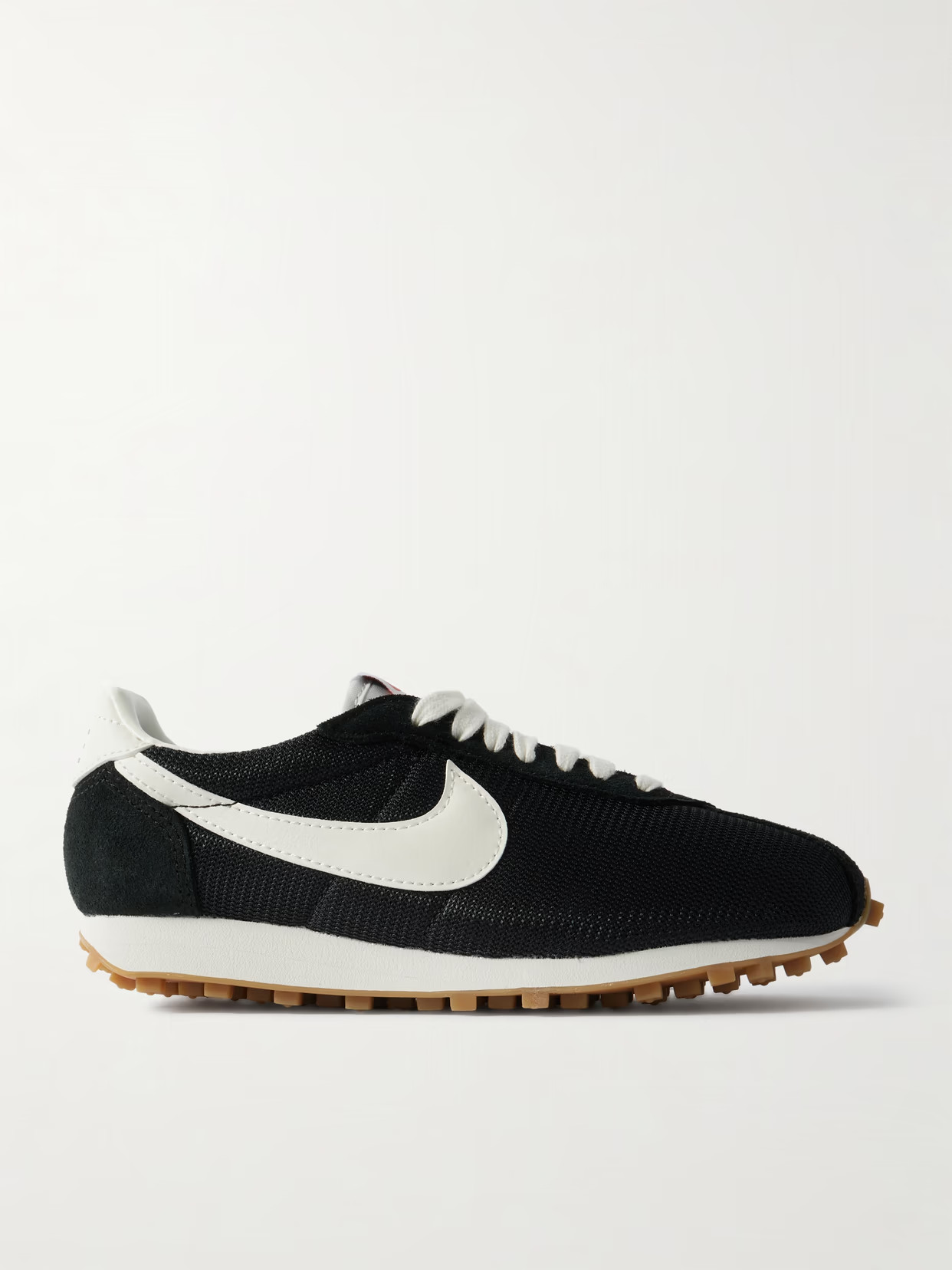 Nike - Ld-1000 Suede And Leather-trimmed Mesh Sneakers - Black | NET-A-PORTER (US)