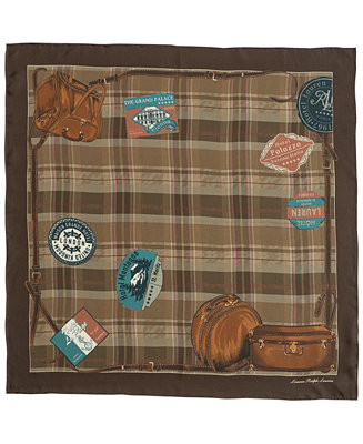 Traveler Conversational Square Scarf | Macy's