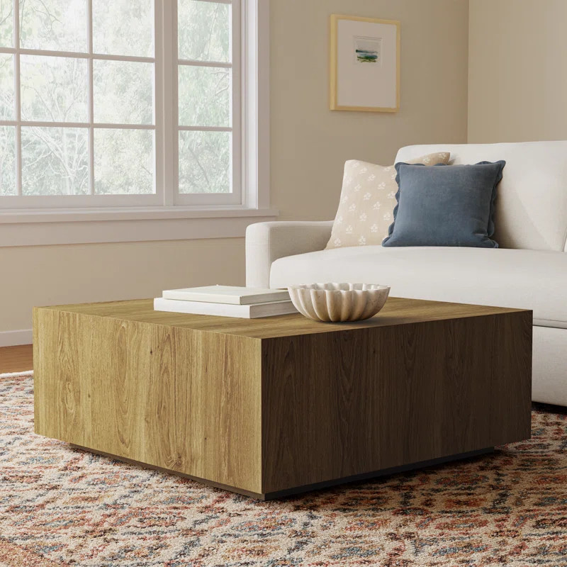 Taryn 42" Block Coffee Table | Wayfair North America