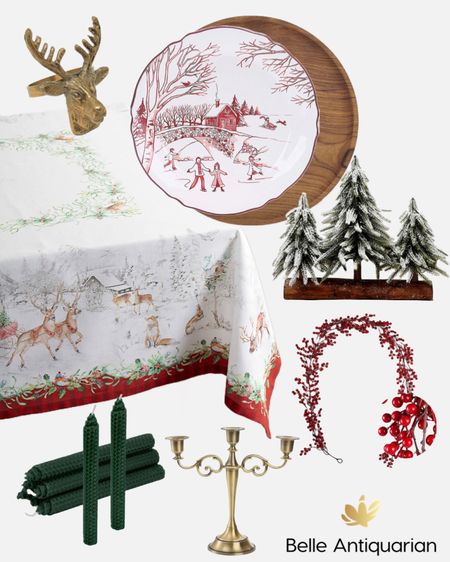 Christmas tablescape inspiration!
🎄🦌

#LTKHoliday #LTKunder100 #LTKhome