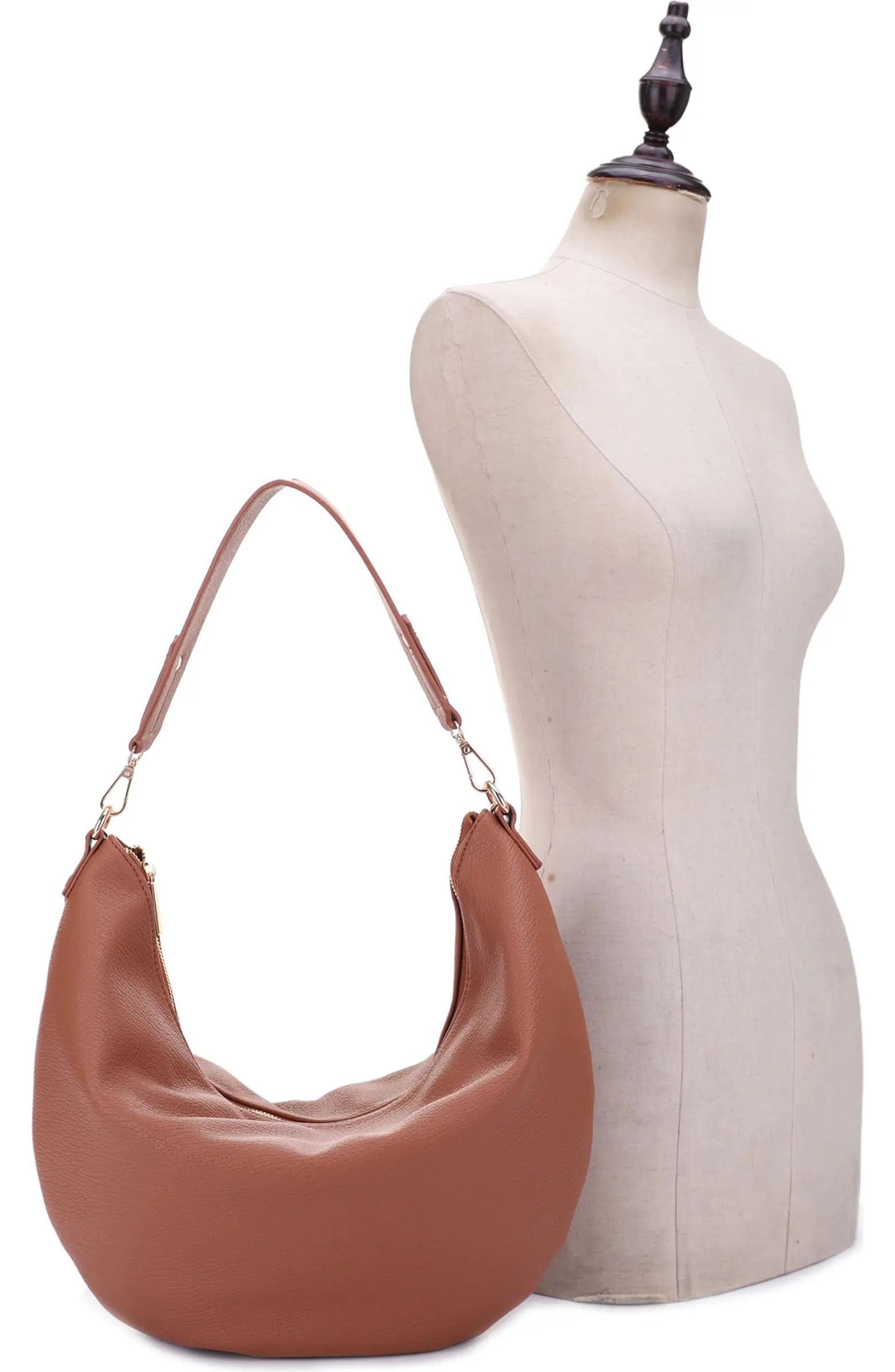 Megan Recycled Vegan Leather Hobo Sling Bag | Nordstrom