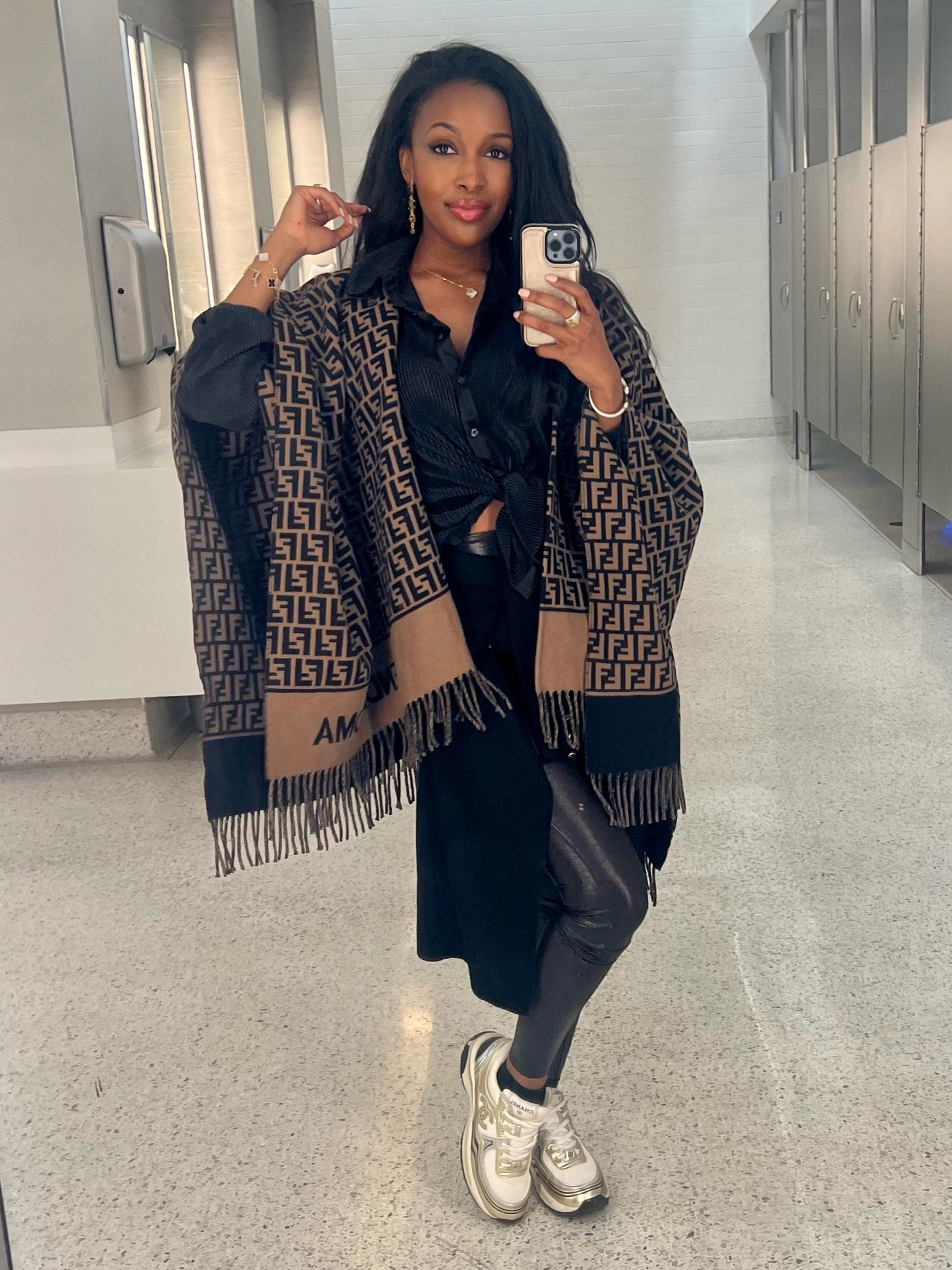 Fendi airport outfit! #LAX has the best airport lighting 

#LTKtravel #LTKbeauty #LTKstyletip