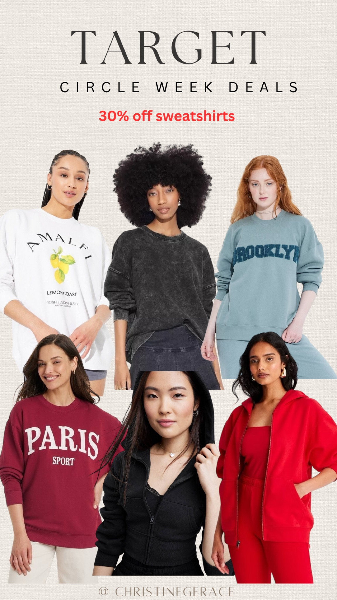 Target Circle week 30% off sweatshirts shop below
#target #sweatshirts #womensfashion #targetcircle #sweater 

#LTKSaleAlert #LTKGiftGuide #LTKSeasonal