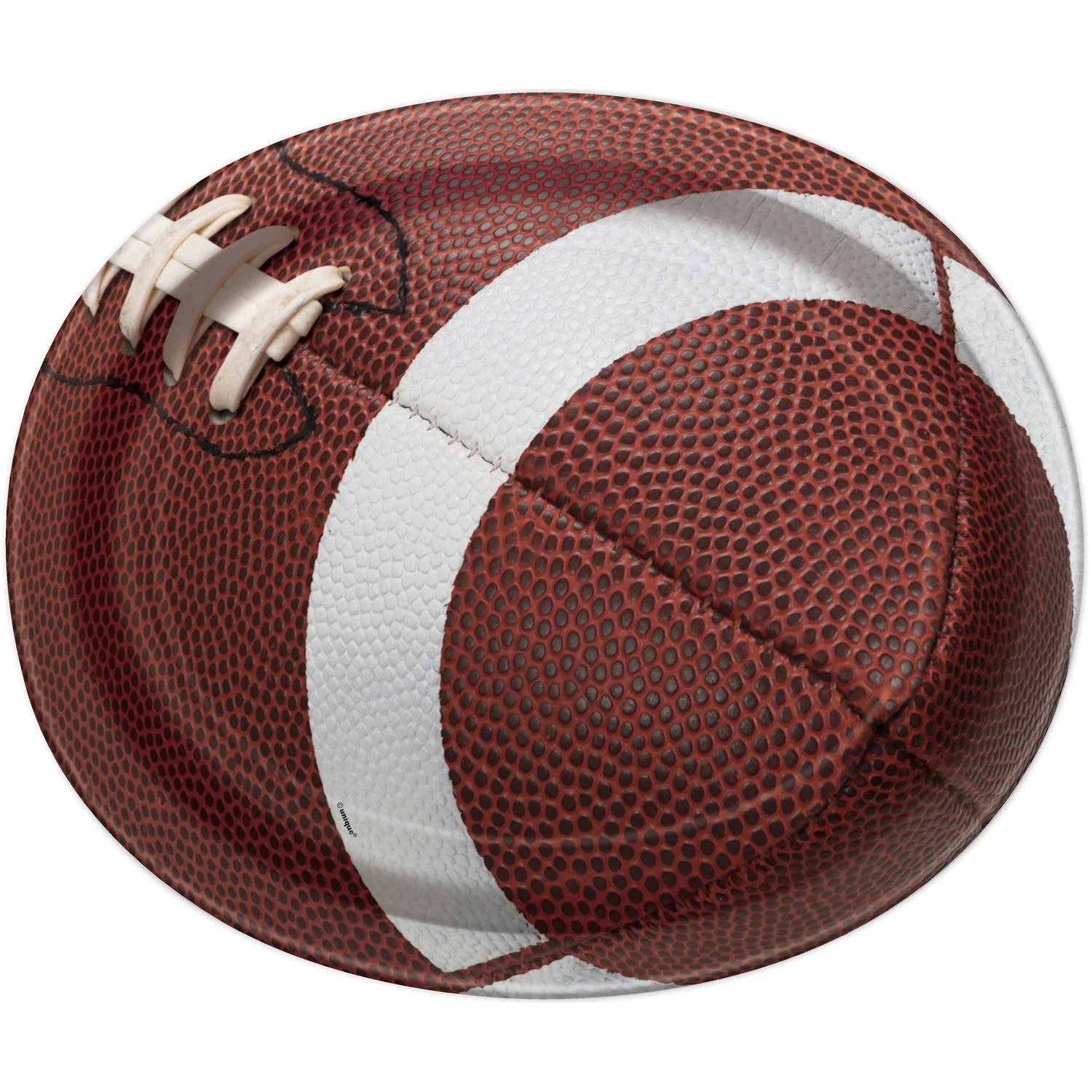 Football Oval Paper Plates, 12in, 8ct | Walmart (US)