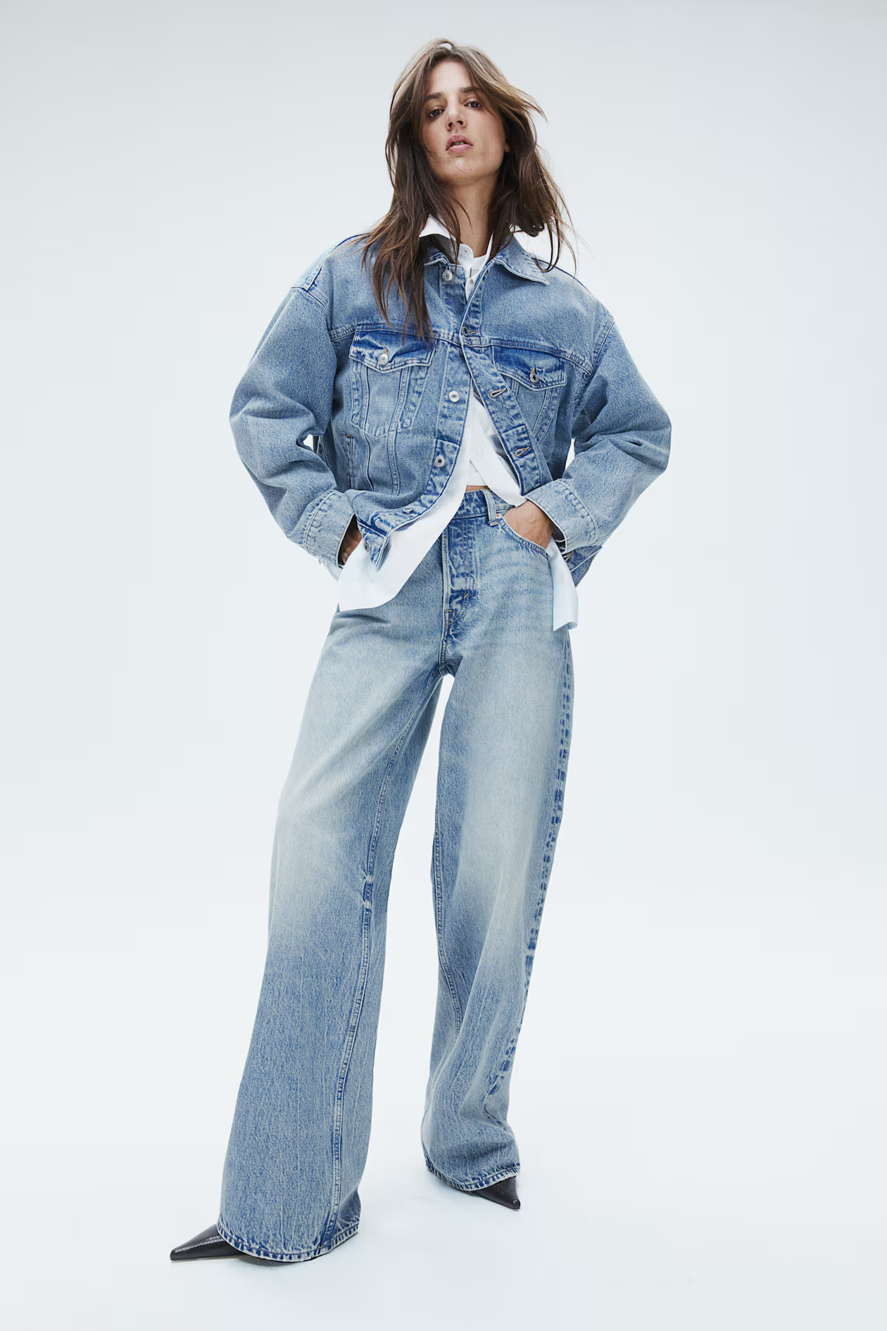 Baggy Wide Low Jeans | H&M (US + CA)