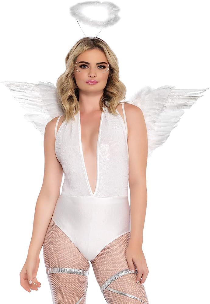 Leg Avenue Women's 2 Piece Angel Costume Accessory Kit | Amazon (US)