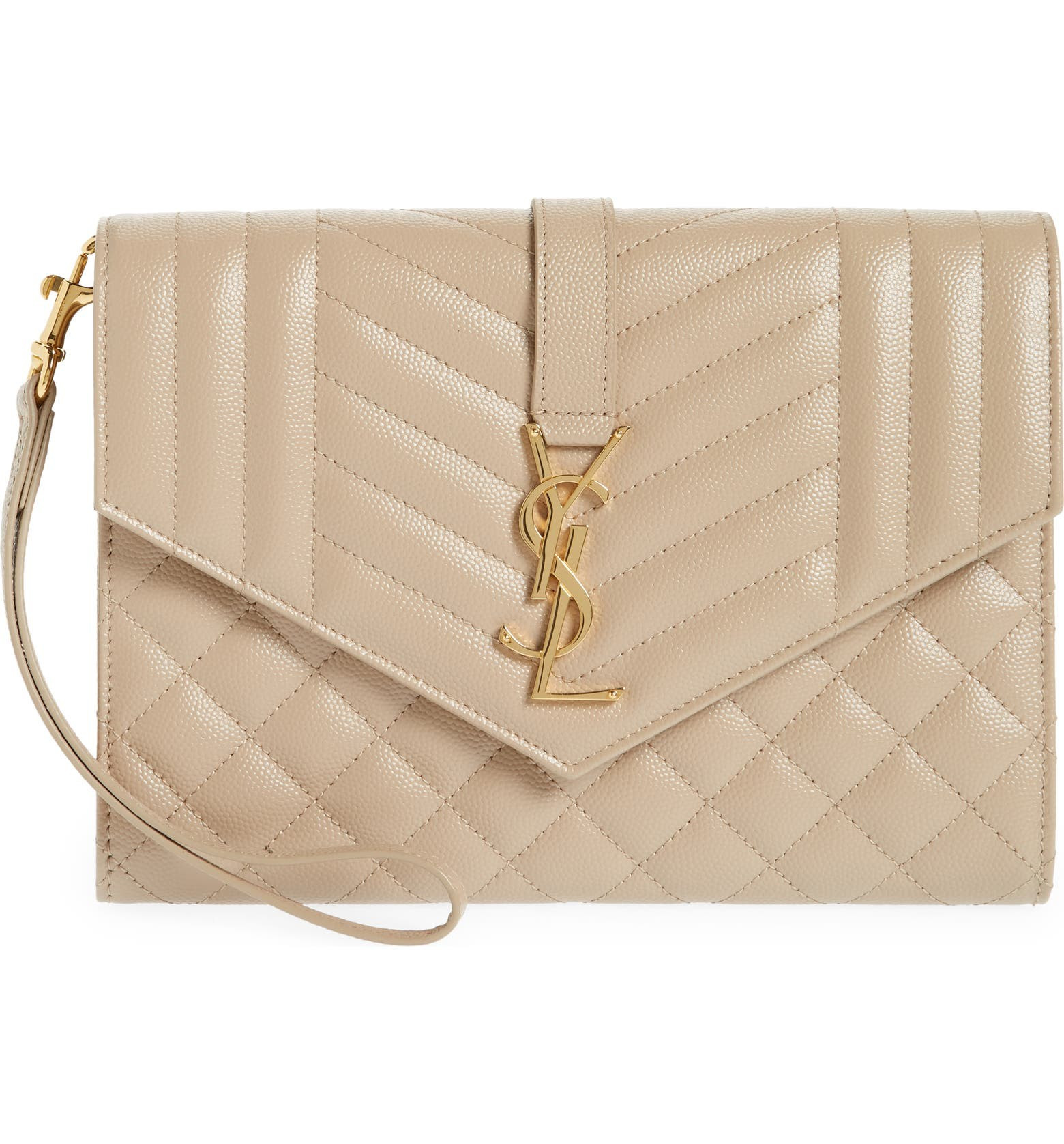 Monogram Matelassé Leather Clutch | Nordstrom