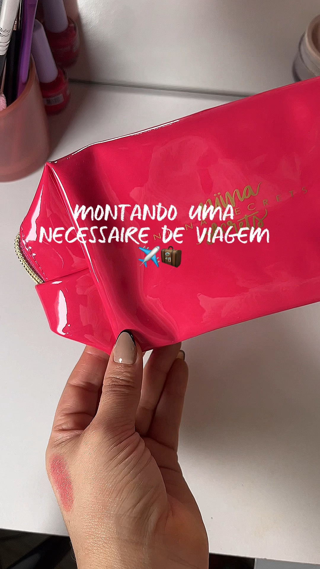 uma necessaire de viagem com meus favoritos ✨🫶🏻. 


#maquiagem #makes 

#LTKbeleza #LTKbrasil #LTKviagem