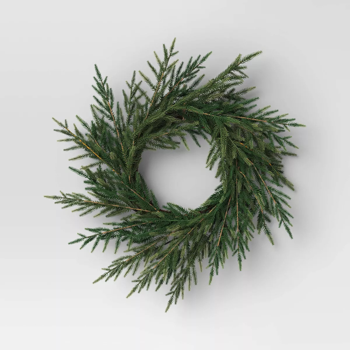 24" Christmas Unlit Mixed Norfolk Wreath - Wondershop™ | Target
