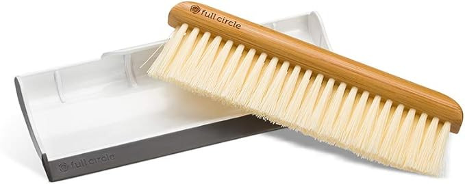 Full Circle Crumb Runner, Counter Sweep and Squeegee, Compact Brush for Sink & Kitchen Countertop... | Amazon (US)