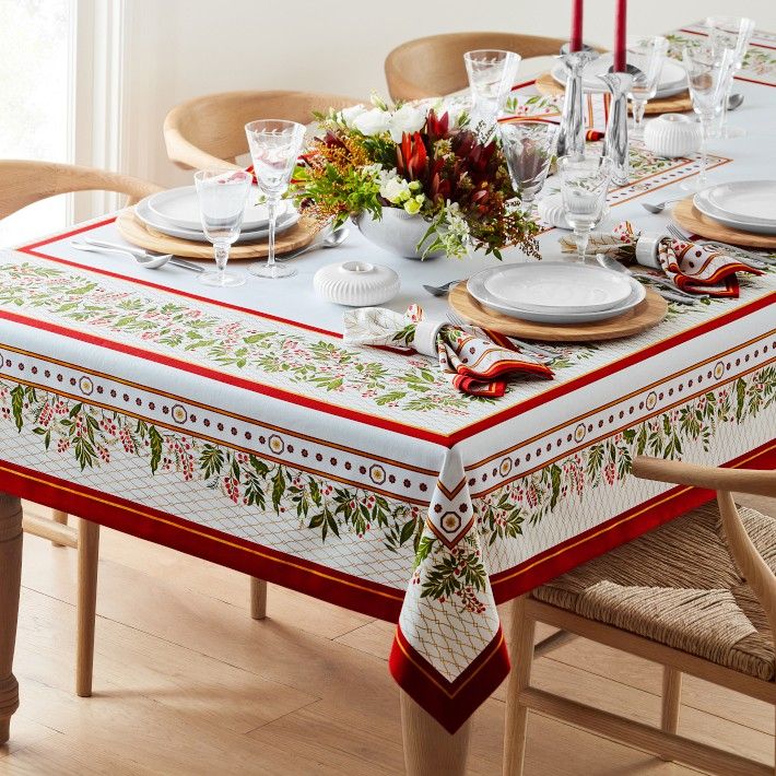 Noel Floral Tablecloth | Williams-Sonoma