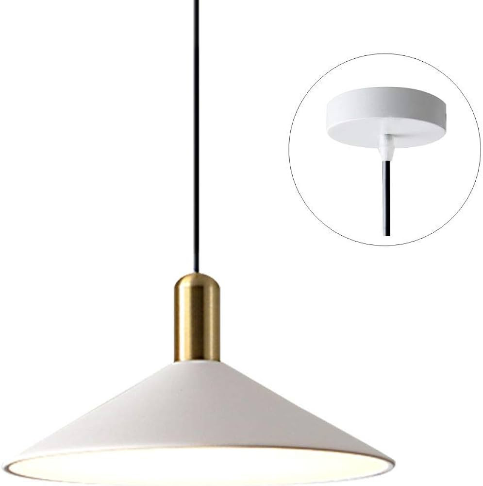 KCO Lighting Farmhouse Pendant Light, Barn Pendant Lamp, Adjustable Retro Industrial Wrought Iron... | Amazon (US)