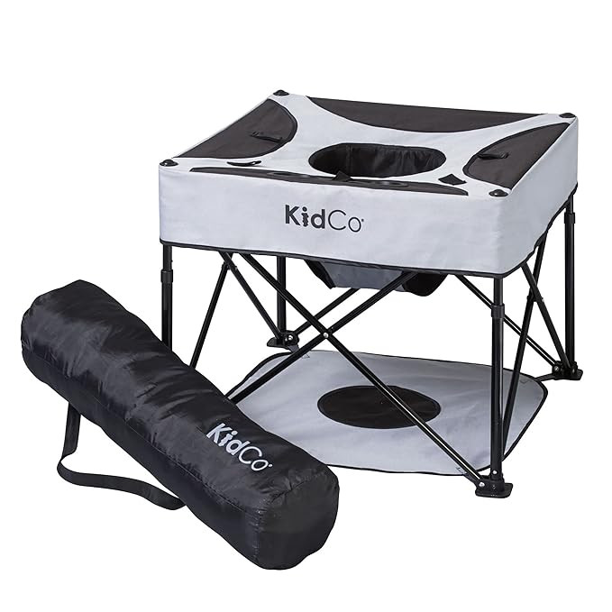 KidCo P7004 GoPod Portable Fold Up Travel Activity Seat with Floor Pad, Adjustable Height, and Ca... | Amazon (US)