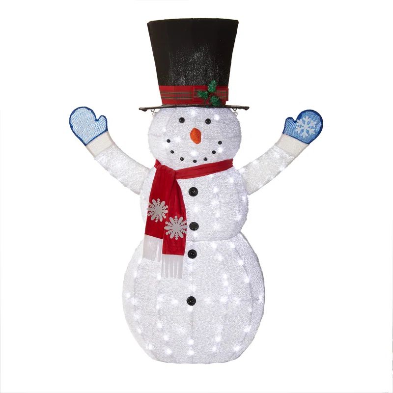 Laroche Snowman Lighted Display Decoration | Wayfair North America