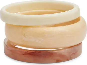 Nordstrom Set of 3 Resin Bangles | Nordstrom | Nordstrom